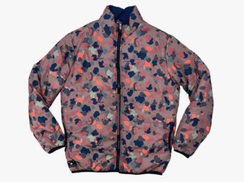 Jaqueta Lrg Lifted Script Dupla Face Marinho/ Camo - Image 2