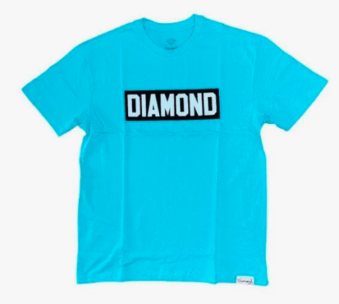Camiseta Diamond Supply Box Azul Bebê