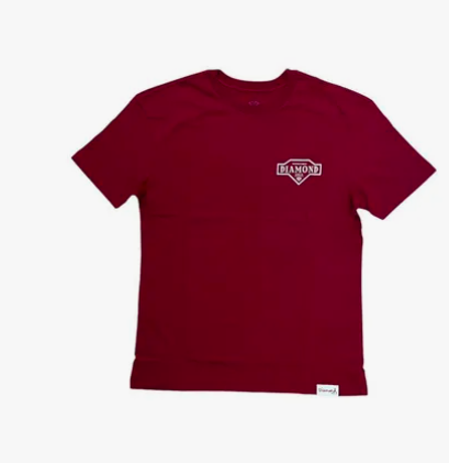 Camiseta Diamond Supply Vintage Vinho