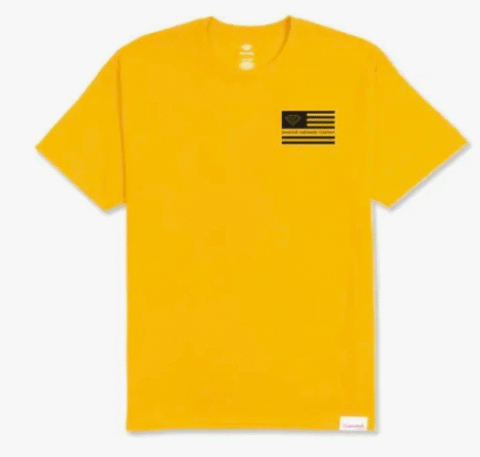 Camiseta Diamond Supply Flag Amarela