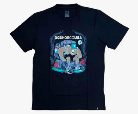 Camiseta Dc Shoes Locals Only Preta