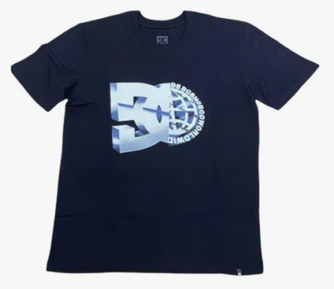 Camiseta Dc Shoes Chrome Dome Preta