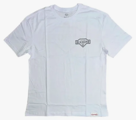 Camiseta Diamond Supply Vintage Branca
