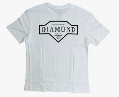 Camiseta Diamond Supply Vintage Branca - Image 2