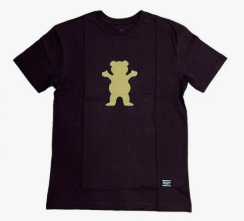Camiseta Grizzly Og Bear Marrom