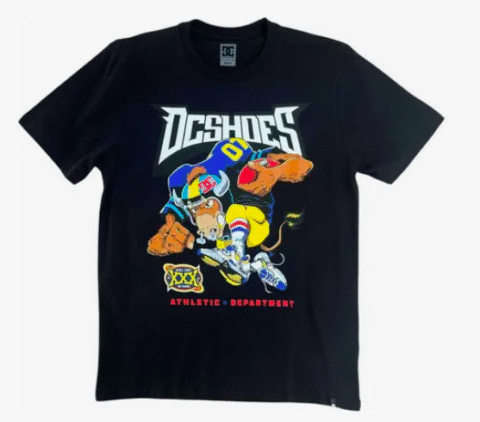 Camiseta Dc Shoes Bull Run Preta