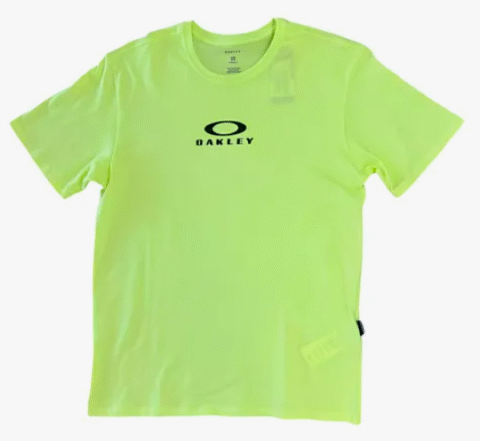 Camiseta Oakley Logotipo Mini O-ellipse Amarela