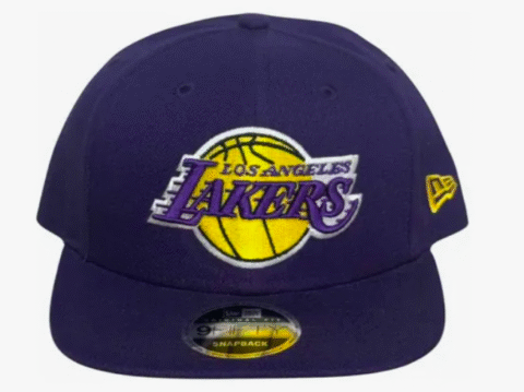 Boné New Era Aba Reta Lakers Roxo Snapback