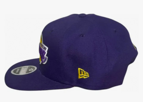 Boné New Era Aba Reta Lakers Roxo Snapback - Image 2