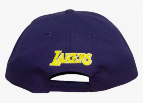 Boné New Era Aba Reta Lakers Roxo Snapback - Image 3