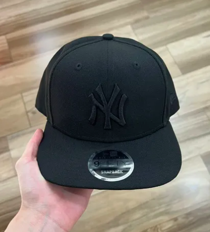 Boné New Era Aba Reta Ny Preto Snapback