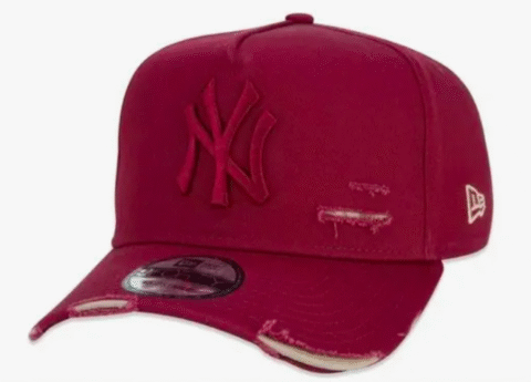 Boné New Era Ny Yankees Destroyer Strapback Vinho
