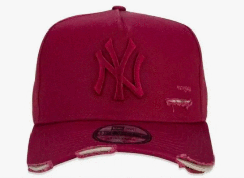 Boné New Era Ny Yankees Destroyer Strapback Vinho - Image 2