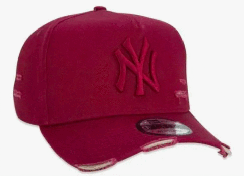 Boné New Era Ny Yankees Destroyer Strapback Vinho - Image 3