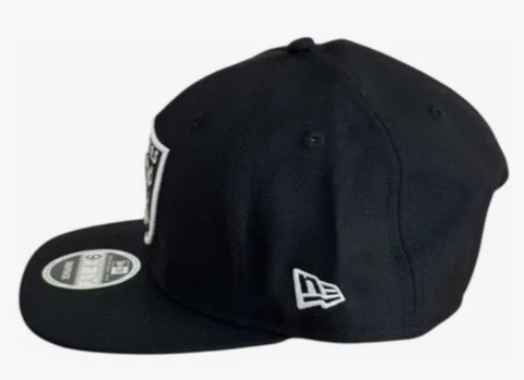 Boné New Era 950 Raiders Aba Reta Snapback Preto - Image 2