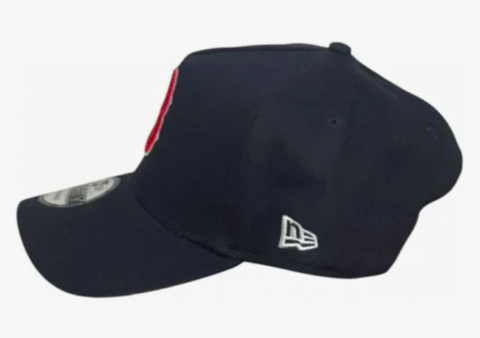 Boné New Era 940 Aba Curva Boston Red Sox Marinho Snapback - Image 3