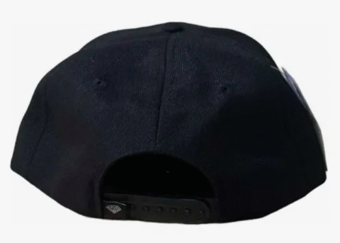 Boné Diamond Og Script Snapback Preto - Image 3