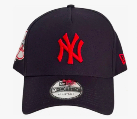 Boné 9forty Ny Yankees Vintage Classic Marinho/vermelho