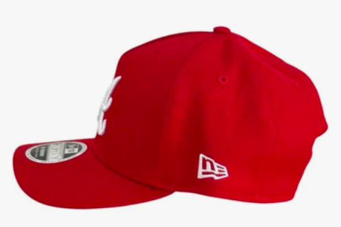 Boné 9forty A-frame Atlanta Braves Vermelho Snapback - Image 2
