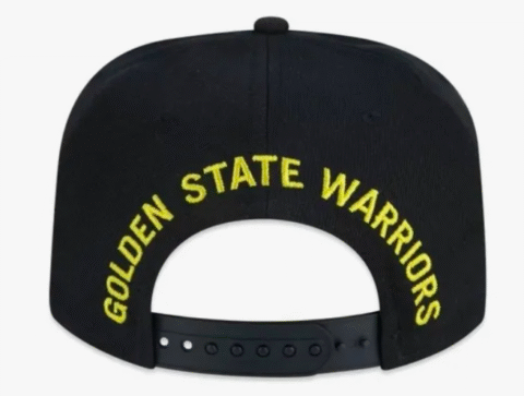 Boné New Era Aba Curva 940 Af Building Golden State Preto - Image 2