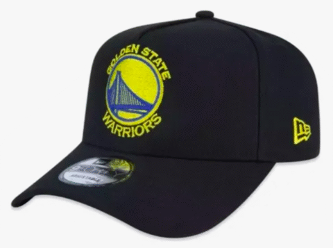 Boné New Era Aba Curva 940 Af Building Golden State Preto - Image 3
