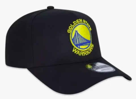 Boné New Era Aba Curva 940 Af Building Golden State Preto - Image 4