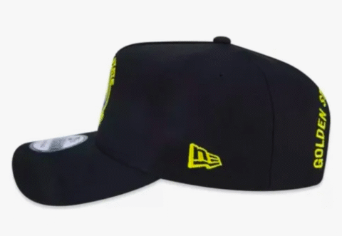 Boné New Era Aba Curva 940 Af Building Golden State Preto - Image 5