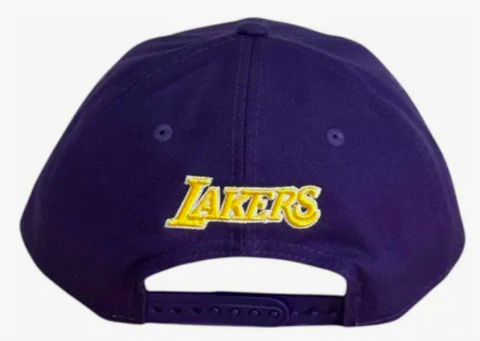 Boné 9forty Los Angeles Lakers Team Color Aba Curva Snapback - Image 3